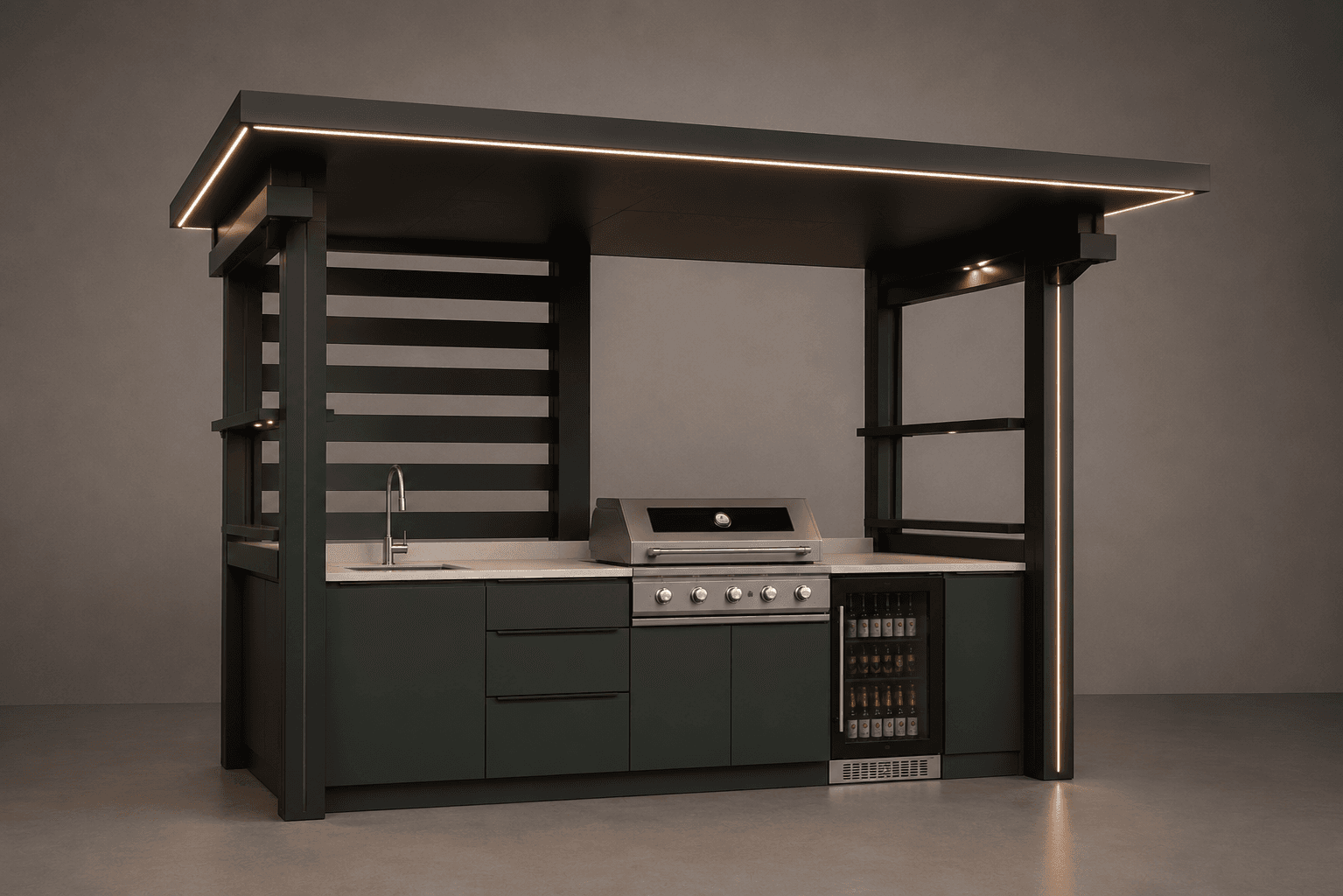 A-Pro outdoor BBQ pod